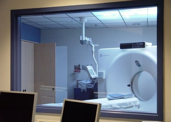 Customized Size Radiation Protection Lead Glass Ct Room 15mm