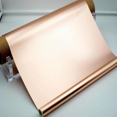 Annealed Copper Foil Shielding Rolled Pure 99.99% 0.105mm Thin Conductive