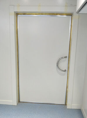 MRI Faraday Cage Door with Copper and Brass Shielding System