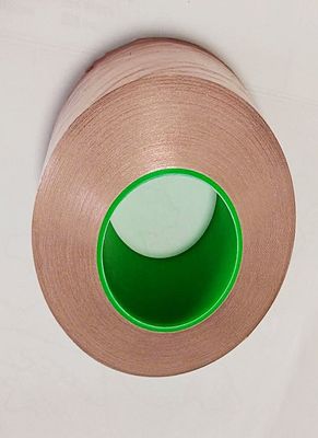 50mm 0.06mm MRI Room Copper Foil Conductive Tape Double Sided Adhesive Emi Shielding