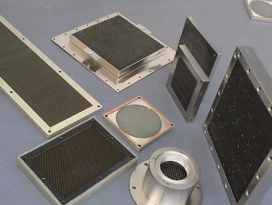 High Air Flow Light Weight Honeycomb Waveguide Air Vents High Temperature Resistance