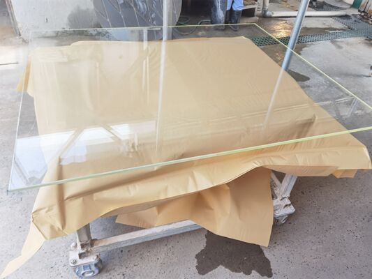 Polished X Ray Lead Glass with Typically 30 to 60 Percent Lead Oxide and Reflection Less Than One Percent Used in Imaging Room Shielding