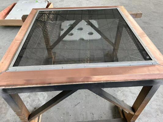 High Shielding Effectiveness MRI Viewing Window for RF Cage