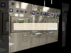 Стензисная горячая ячейка для радиофармацевтической производственной линии Стандарт GMP с мониторингом дозы в режиме реального времени с гепа-фильтрацией